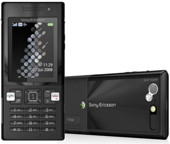 Sony Ericsson T700 Svart
